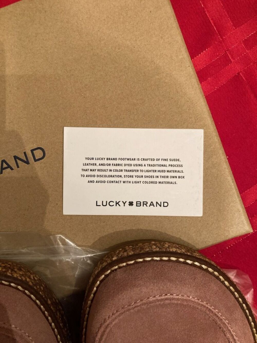 Lucky Brand new Dusty Rose size 9 1/2M Mules - Picture 3 of 4